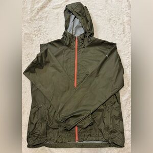 Columbia Women’s Olive Green Windbreaker Jacket Size XL, Excellent Condition